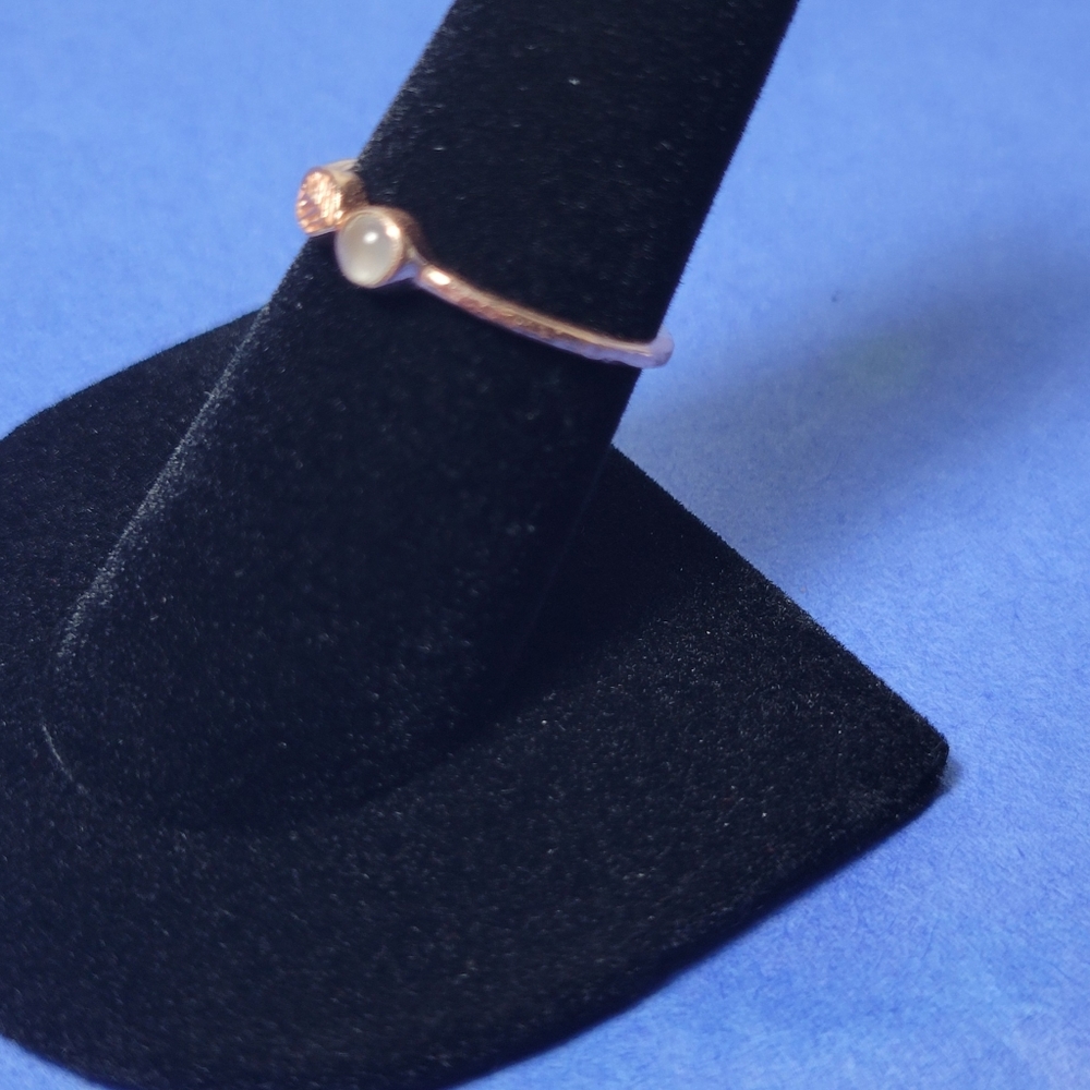 ❤ 925-SILVER RING BRONCE COLOR SIZE 7 - Picture 2 of 8